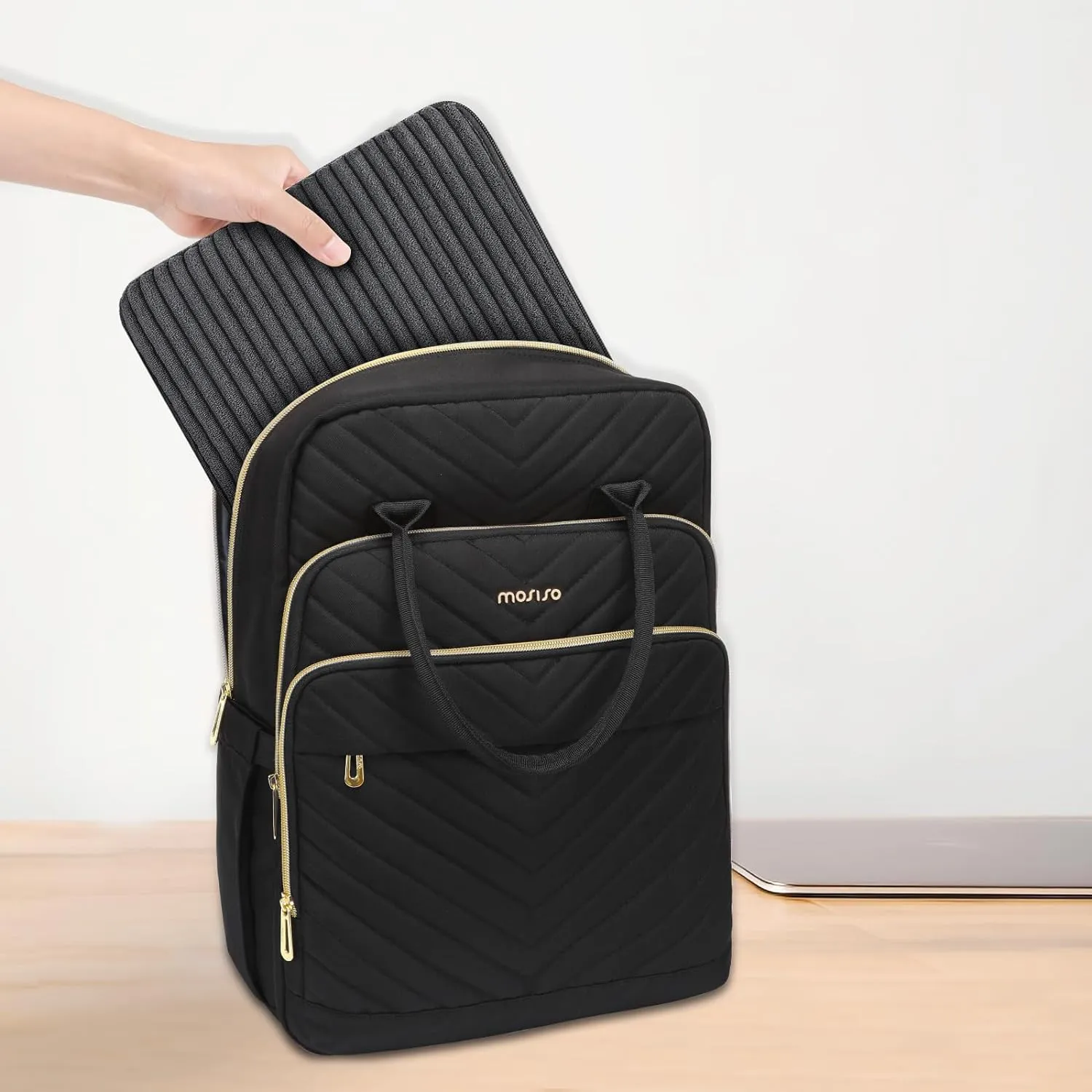 Backpack with 13 inch laptop sleeve discount