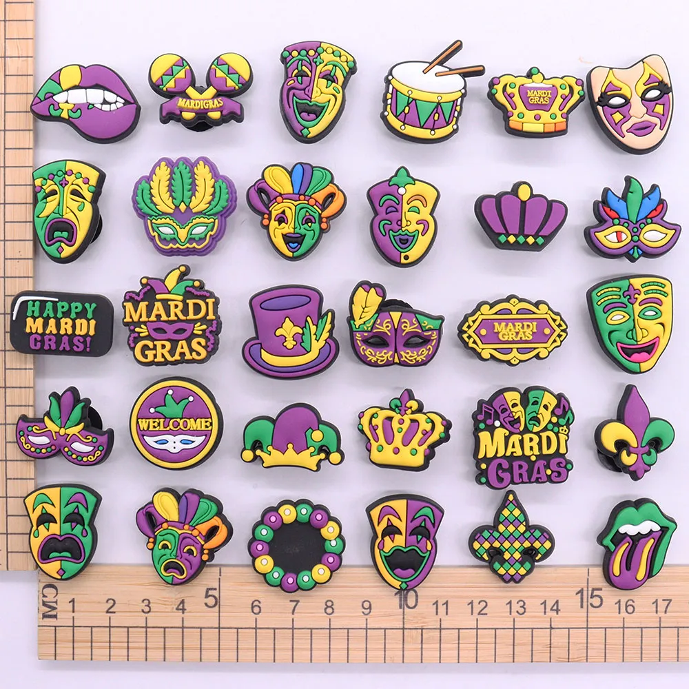 Save Big on Bulk Shoe Charms Silicone Wristbands Bracelets Funny Croc  Charms Decorative PVC Shoe Charms For Clogs, Mask, Bracelet, Crown, Lip,  Hat