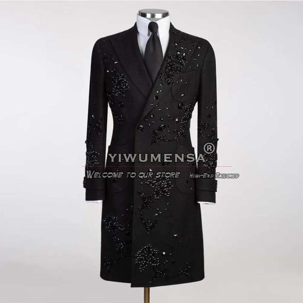 black dress coat for men George 5ZS Black Suit Jacket – Boston Clothing main image 0