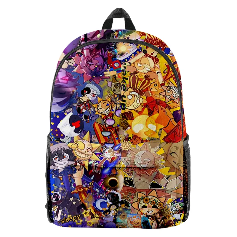 Five Nights at Freddy\'s Kids Sun & Moon Character Backpack - Blue/Yellow Five Nights at Freddy main image 2