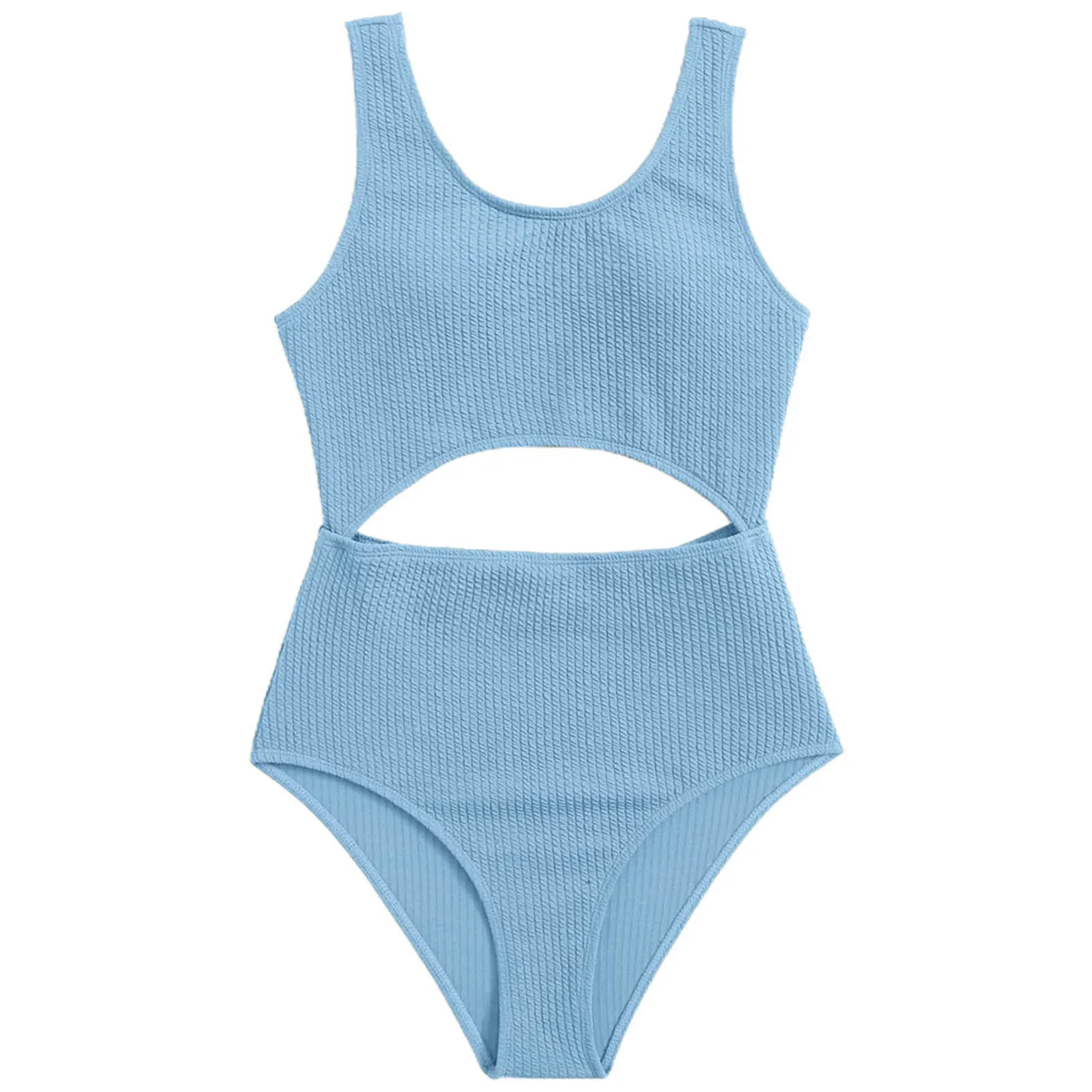 Blue Cute Swimsuits For Tweens Cute Blue Bathing Suits One Piece - Main Image