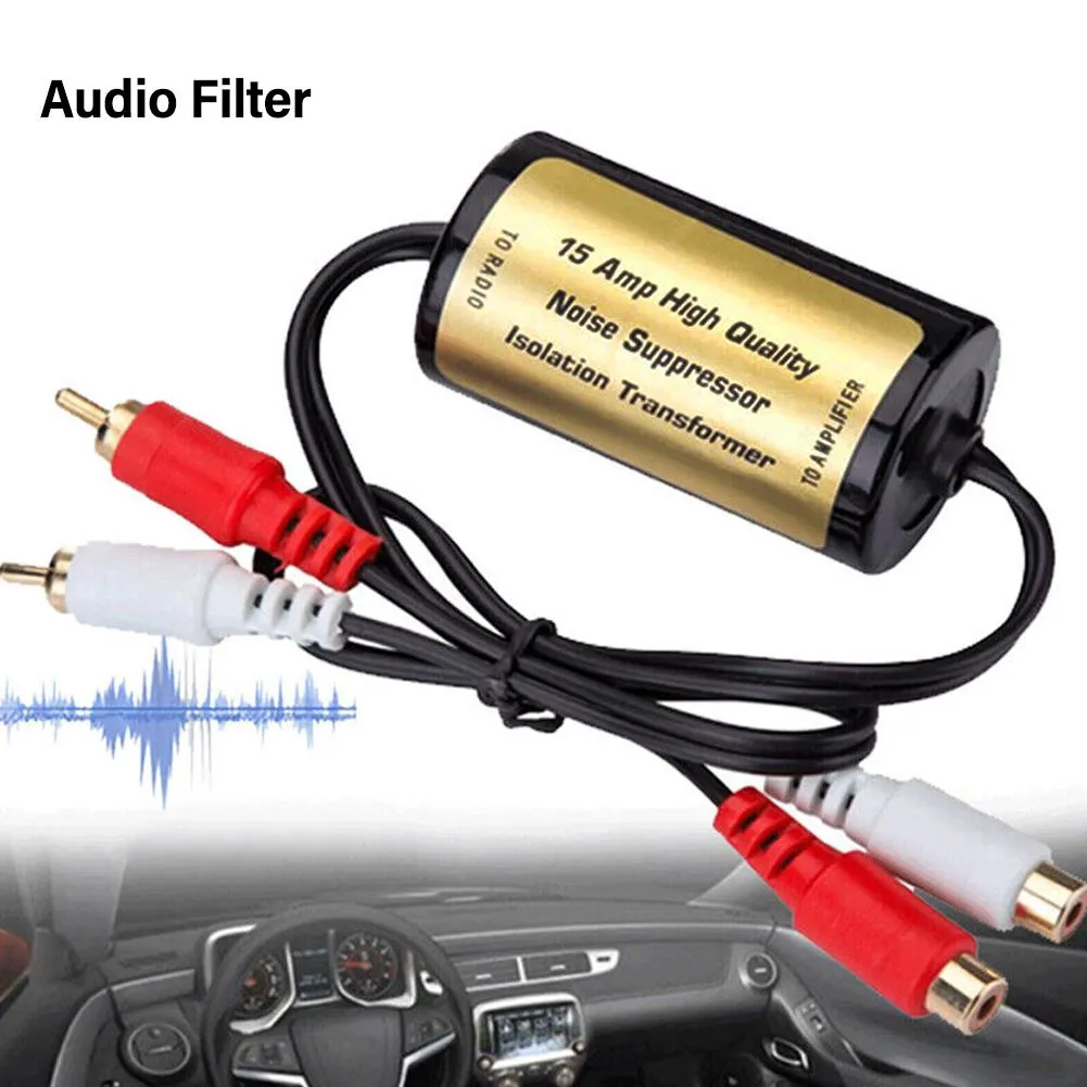 DHgate.com:RCA Ground Loop Noise Isolator 2 RCA Male to 2