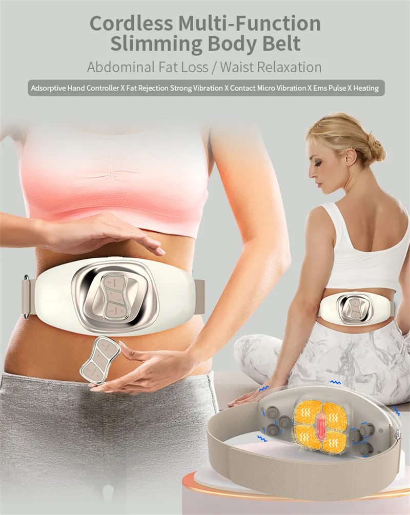 Massage Belt Abdominal Fat Burner Belt Electric Acupoint Body