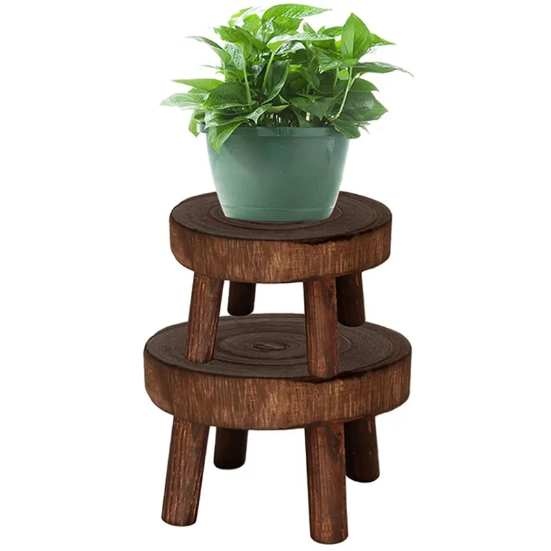 Mini Wooden Stool Flower Display Stand, Potted Plant Shelf, Vintage Wood  Grain Plant Pot Stand from Dhgate Children Cabinets - price 15.99