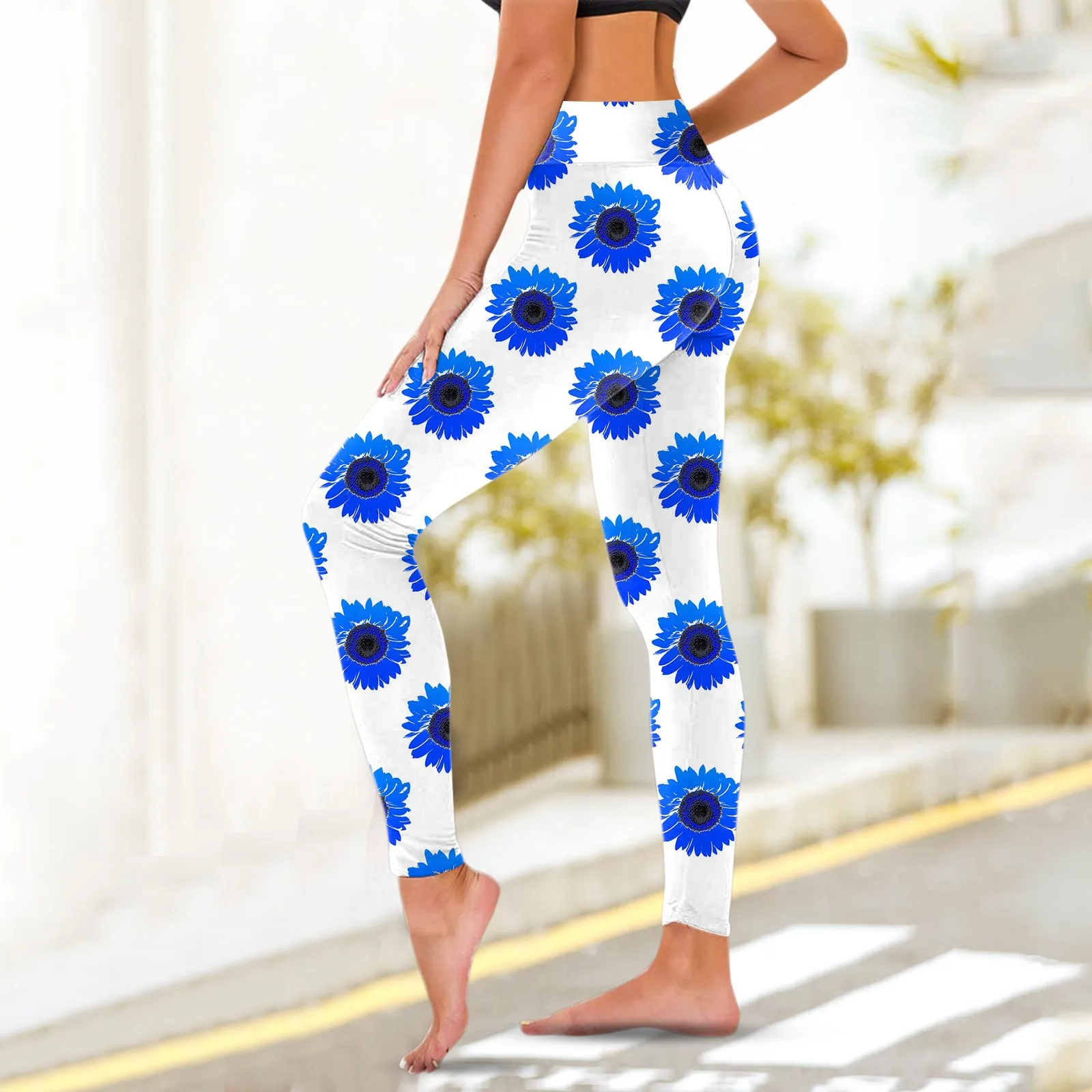 Leggings De Yoga Blancs Pour Femmes - Haute élasticité - Taille Unique - Neuf Avec étiquettes
