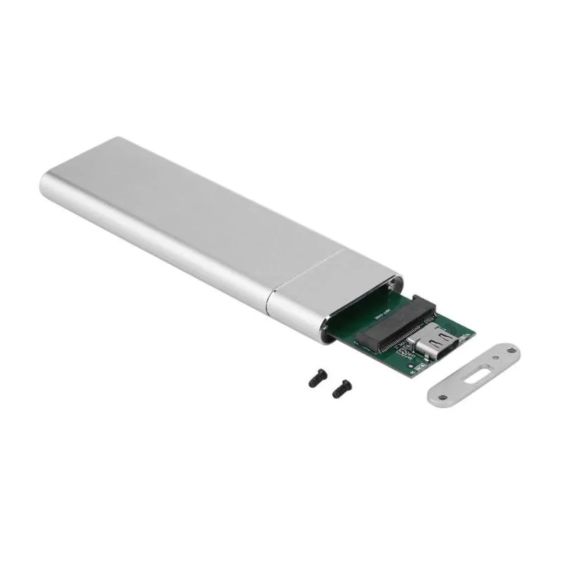 USB3.1 M2 SATA NGFF SSD Enclosure M.2 to USB SSD Hard Disk Drive Case Type C 3.1 to B M key/B key 2242/2260/2280 M2 SATA SSD