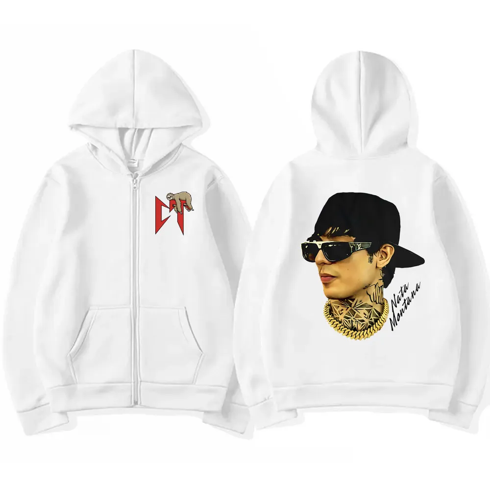 Natanael Cano Nata Montana CT Sloth Head Zipper Sweater Junior Hoodie Mens Hip Hop Sweatshirt With Casual Oversized Fit And Zip Up Feature From Ddmysmile 55.19 DHgate.Com