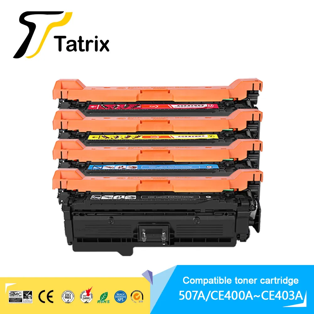 Cool Toner 507A CE400A Toner Cartridge Lot – Black/Cyan/Magenta/Yellow For HP LaserJet
