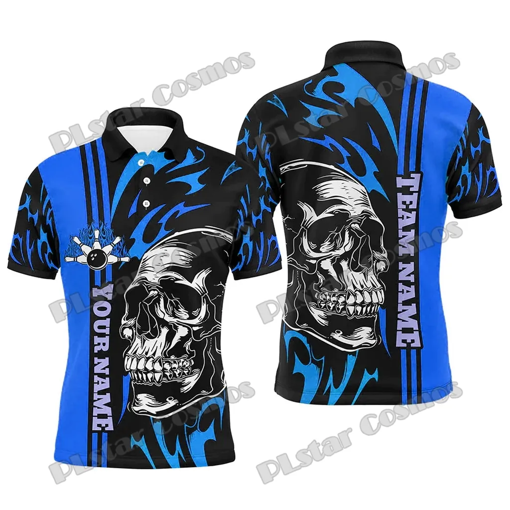 Skull Bowling Shirt | Black Rockabilly Shirt | BeRetro