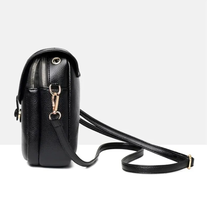 TLXT Designer Women's One-Shoulder Crossbody black bag