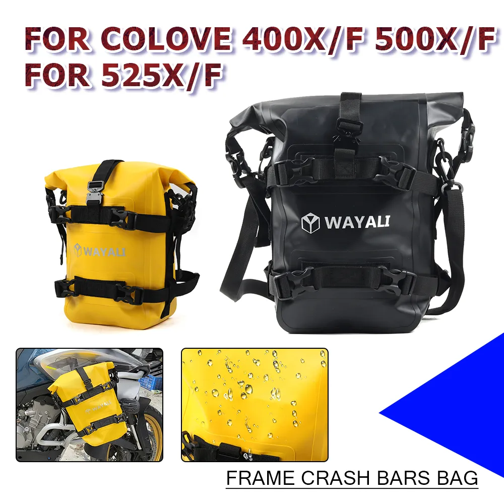 Motorbike Tail Bag And Front Fork Bag For Motorcycle, Durable