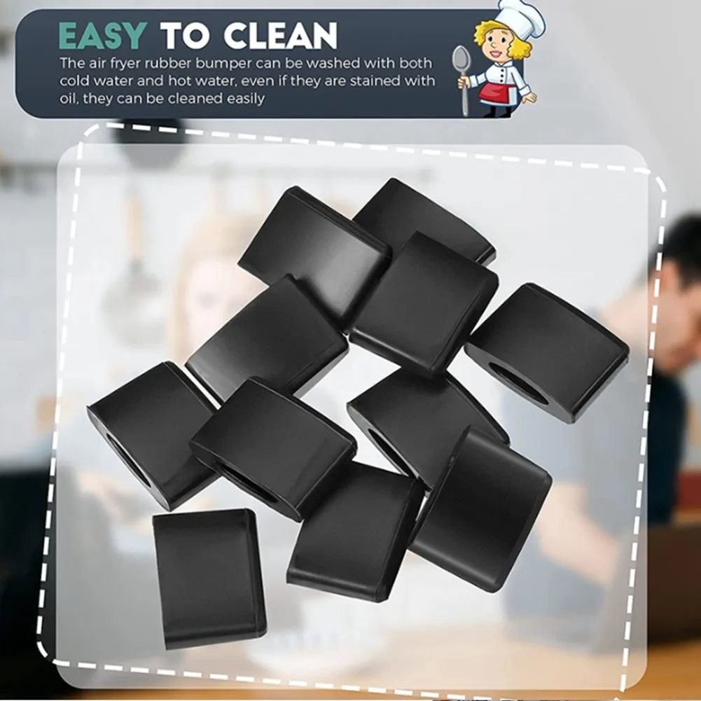 Gas Stove Rubber Pads - 20 Pack Heat Resistant Feet for Kitchen Gas