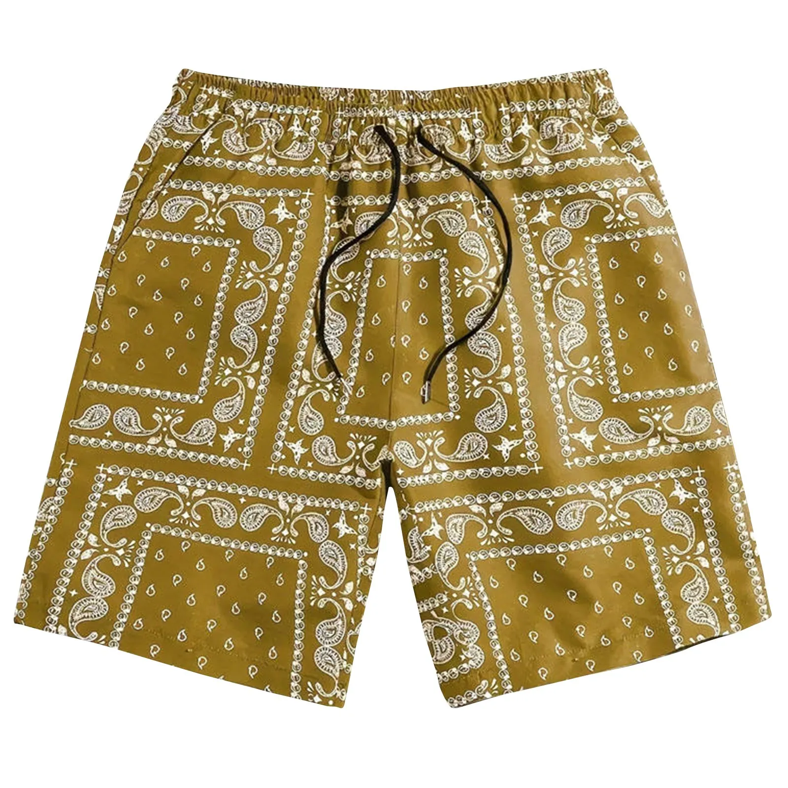 Summer Casual Wear: Men's Retro Ethnic Style Cashew