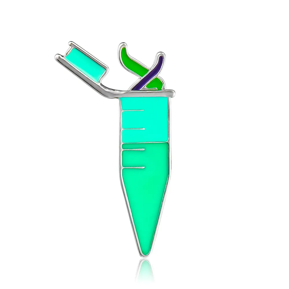 Biology DNA Genetic Enamel Pin: Sliding Brooch Badge for Scientists ...