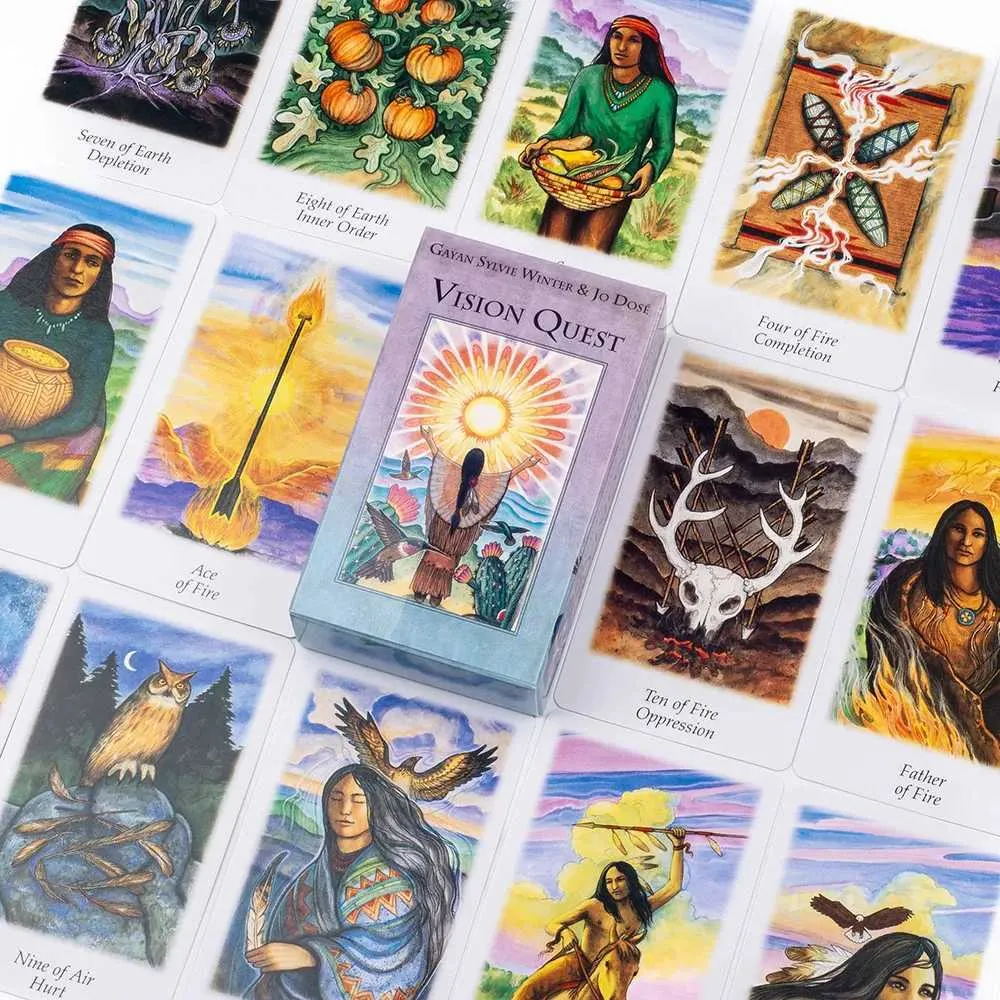 ビジョン・タロット DHgate.com:Vision Quest Tarot Deck: 78 Cards, Divination