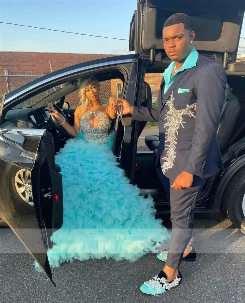 Shining Turquoise Blue Prom Dress: Premium Quality, Sheer Neck, Diamonds & Crystals. Shop Now! from Dhgate Prom Dresses - price 458.02 Shining Turquoise Blue Prom Dress: Premium Quality, Sheer Neck, Diamonds & Crystals. Shop Now! from Dhgate Prom Dresses - price 458.02