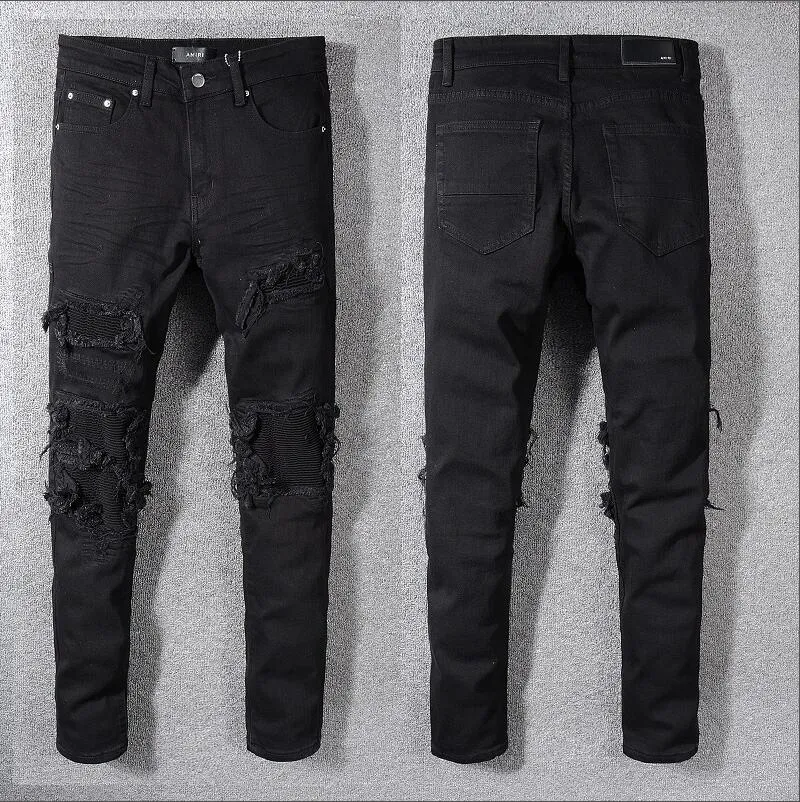 Purple jeans men jeans Designer jeans Mens skinny jeans luxury designer denim Pant distressed ripped biker black blue jean slim fit motorcycle#129