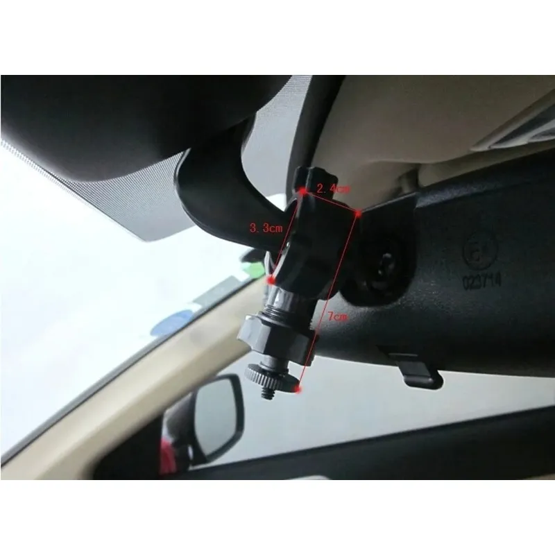 360 Degree Rotating Car Holder Driving Recorder Bracket Sport DV Camera  Mount for Xiaomi YI GoPro DVR Holder Car Dash Camera