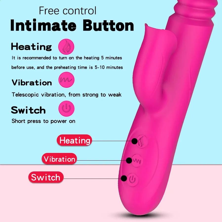 2026 New Warming And Stretching Vibrator For Adult... From 4,49 €