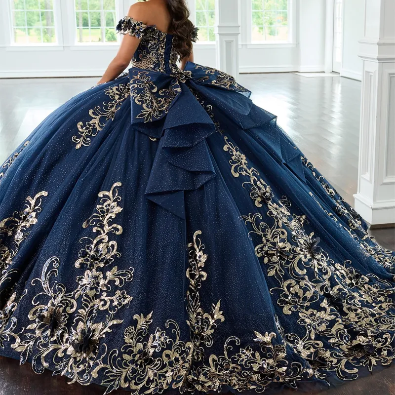 chinese dress ladies Navy Half Sleeve Beaded Lace Mother of Bride Gown