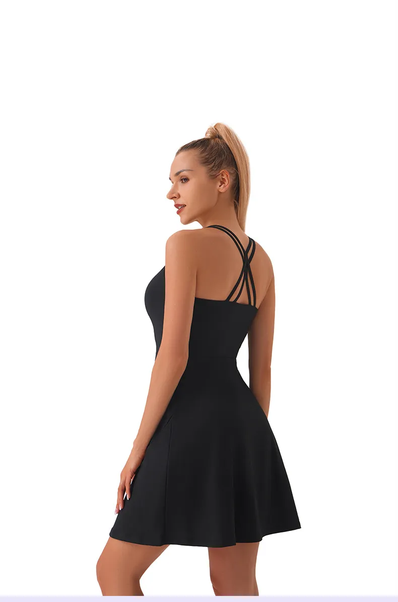 80s sexy clothes Nike tennis dress with cute design, very flattering main image 1
