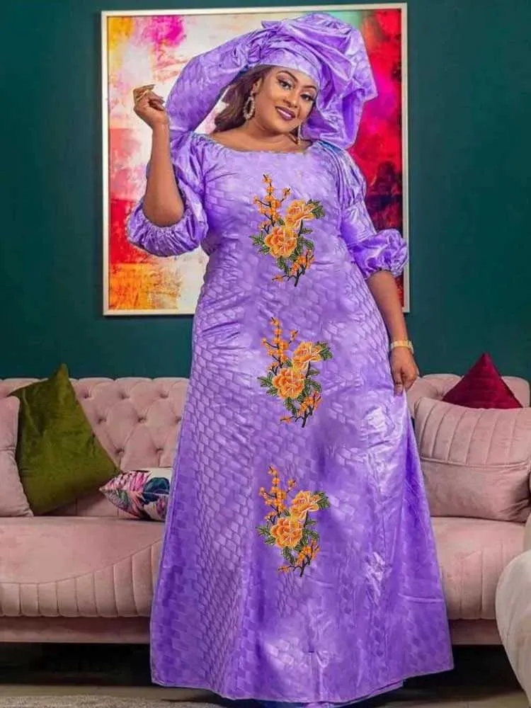 Dashiki Long Dresses for Women African Traditional Clothing Cotton Material  Green Purple Pink from Dhgate Ethnic Clothing - price 131.87
