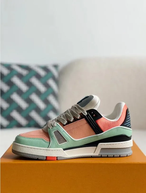 Men s Women s Luxury Designer Sneakers Casual Trainers Breathable Fabric Size 46 2024 Fashion Shoes