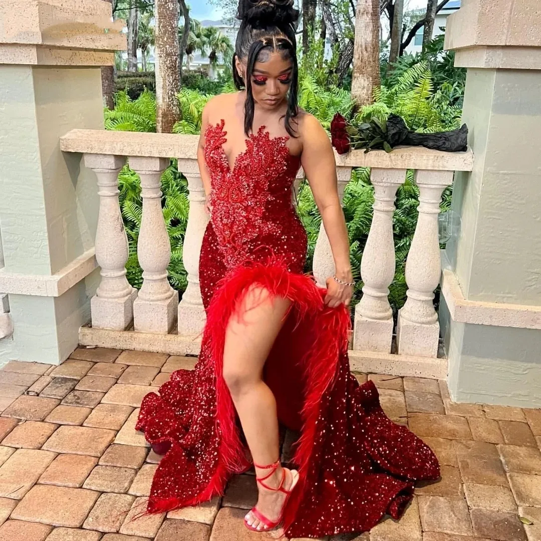 Black Mermaid Gown: Sequin Ruched Prom Dress For Black Girls, Mermaid Style Gala  Gown From Babynice666, $180.05 | DHgate.Com