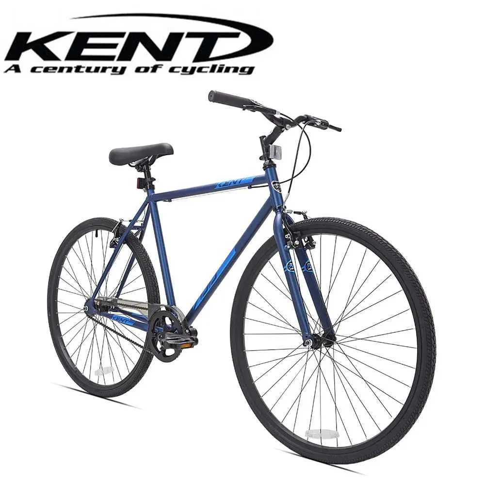 DHgate Bikes 2023 New Kent 700c Thruster Fixie Mens Bike Blue Y240423 Sports Outdoors
