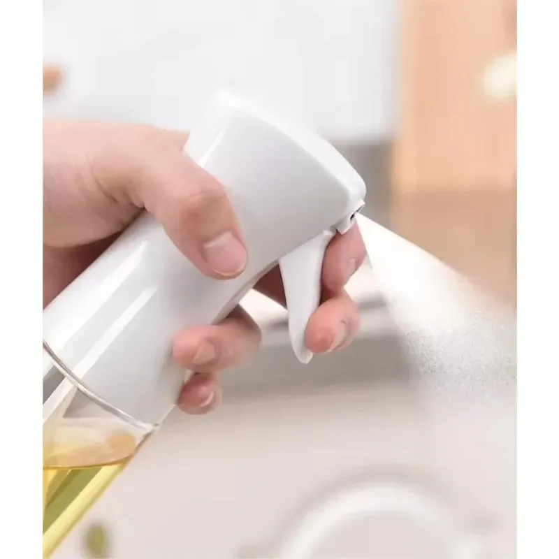 Olive Oil Spray Bottle – 200ml Cooking Mister For BBQ, Air Fryer, Kitchen Use, Black