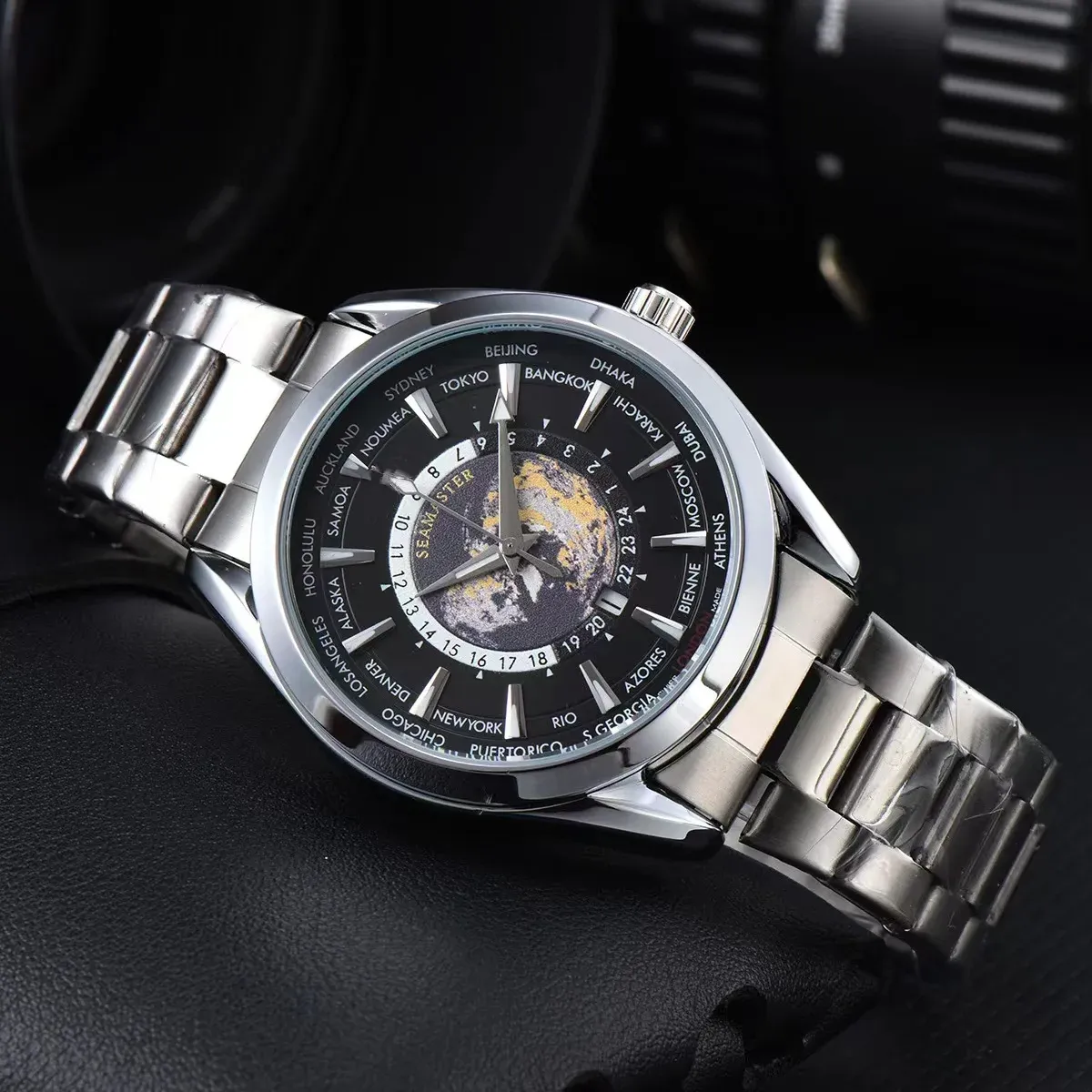 Omg99.net  OMG99 Luxury Earth Country Place Automatic Watch With Name And Date Display  For Mens Sexy Fashion Original And New From Acewatch8899, $32.15 |  DHgate.Com
