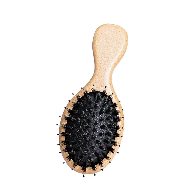 Ovale Haarbürste Mit Nylon- & Kunstborsten: Antistatisch, Entwirrt Schonend, Für Nasses/trockenes Haar – Größe S Oder L