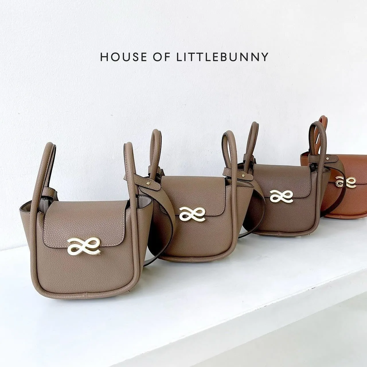 2024 House of Little Bunny Thai Niche Brand Designer Shoulder Bag Original Crossbody Bags Small Square Bunny Thai Bunny Mini Tote Bag