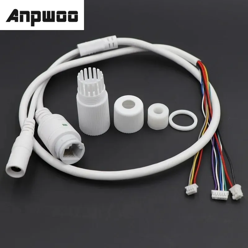 60cm CCTV POE IP Camera Power Cable, RJ45 Female Connector with