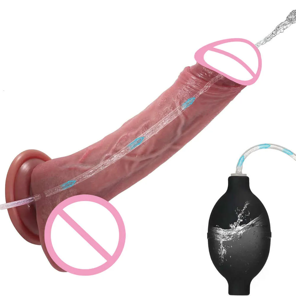 Realistic Spray Water Dildos For Women Ejaculating... From Silken_flow,  $13.52