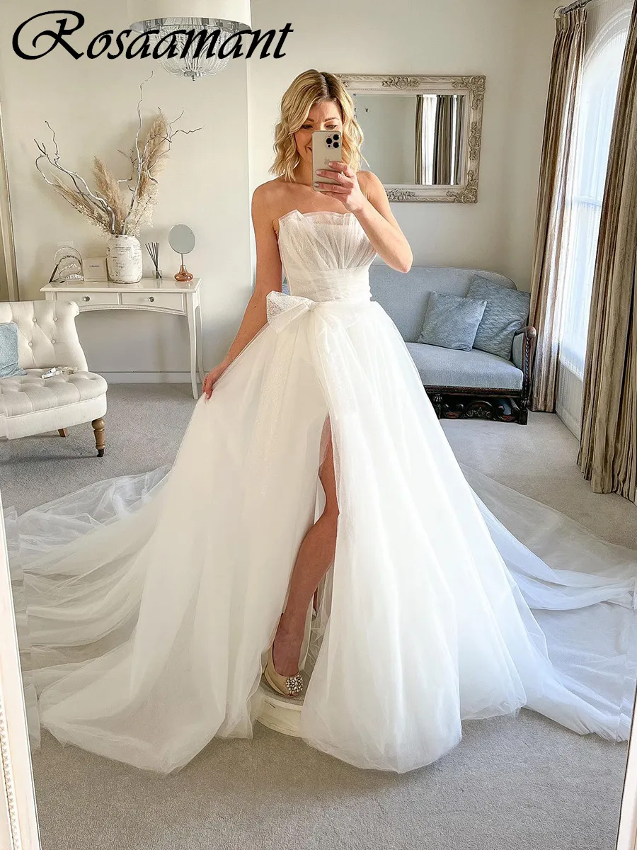 slim fit dress slacks Opal Strapless Corset Wedding Dress main image 0