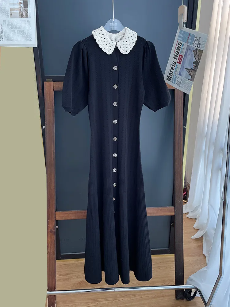 最終値下げ！】Serene Collared Knit Dress Shop Collared Knit