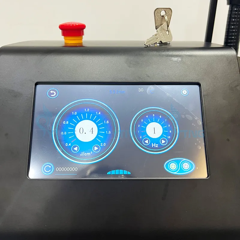 Pico Second Nd Yag Laser Machine Tattoo Removal Eyebrow Spots Treatment Holly Carbon Peeling