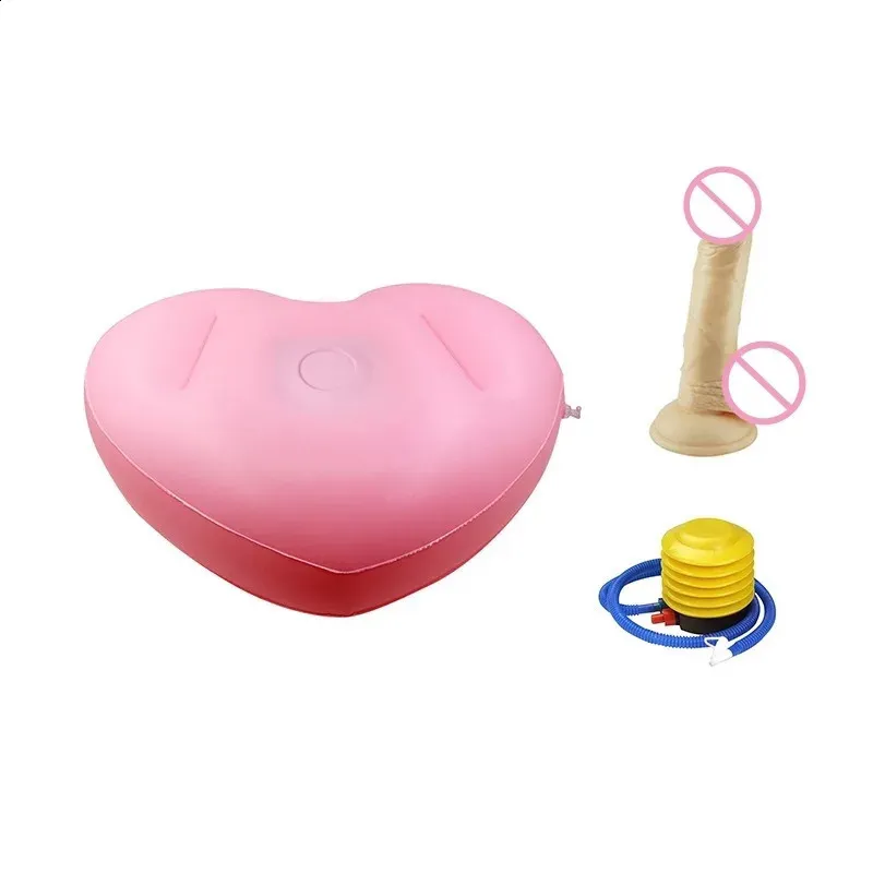Heart-shaped inflatable cushion dual-use adult sex toy with battery and matchable dildos PVC material from Dhgate Sex Furniture - price 32.55 Heart-shaped inflatable cushion dual-use adult sex toy with battery and matchable dildos PVC material from Dhgate Sex Furniture - price 32.55
