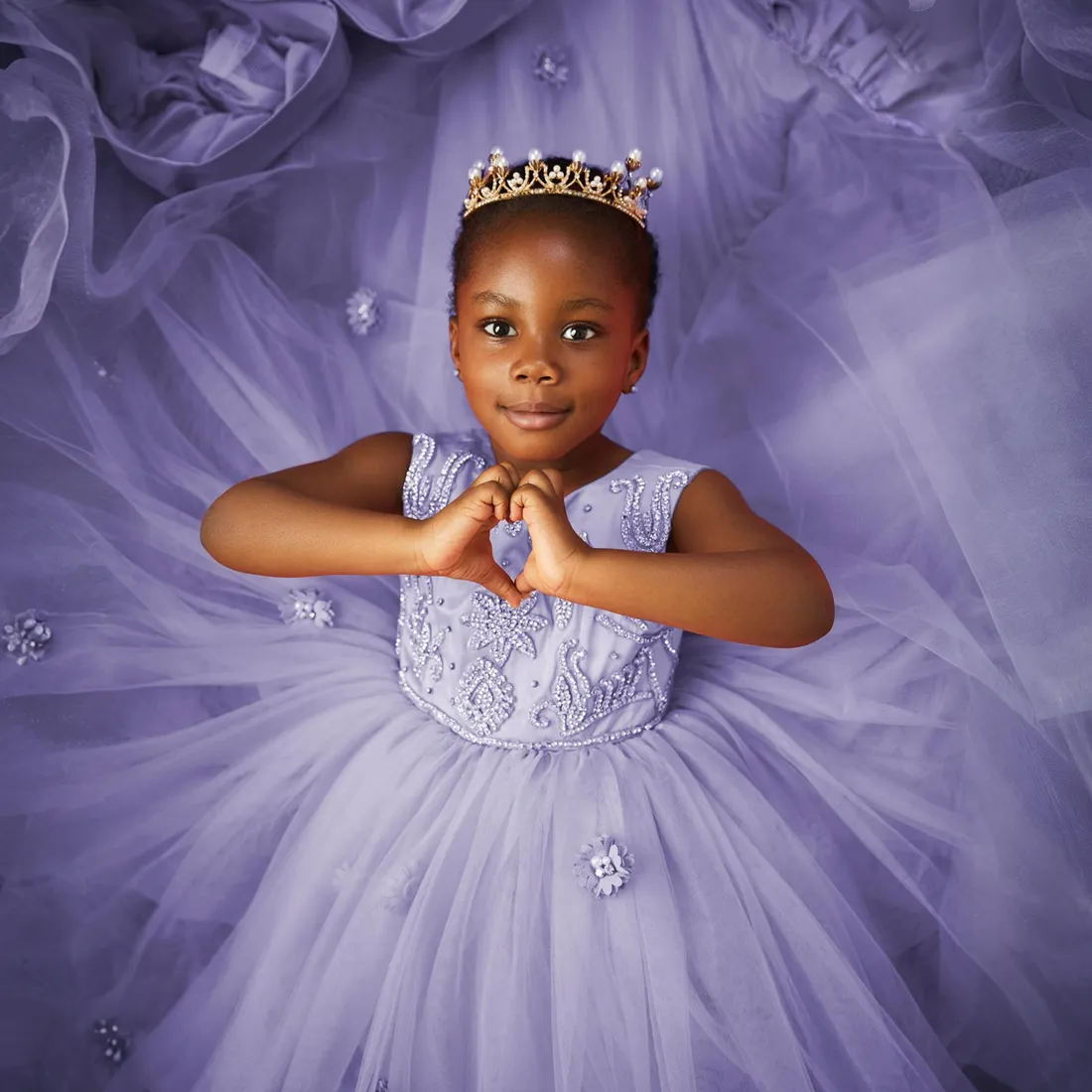 Lavender flower girl dress sale