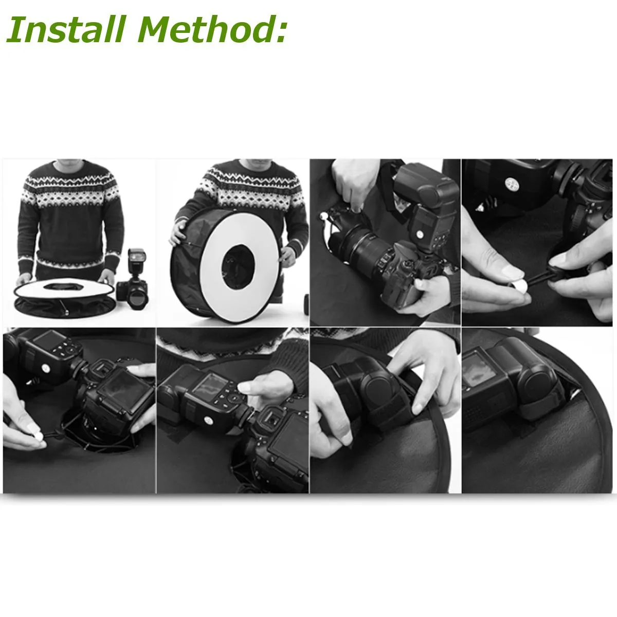 DHgate.com:45cm Ring Softbox 18inch Easy-folded Reflector Speedlight ...