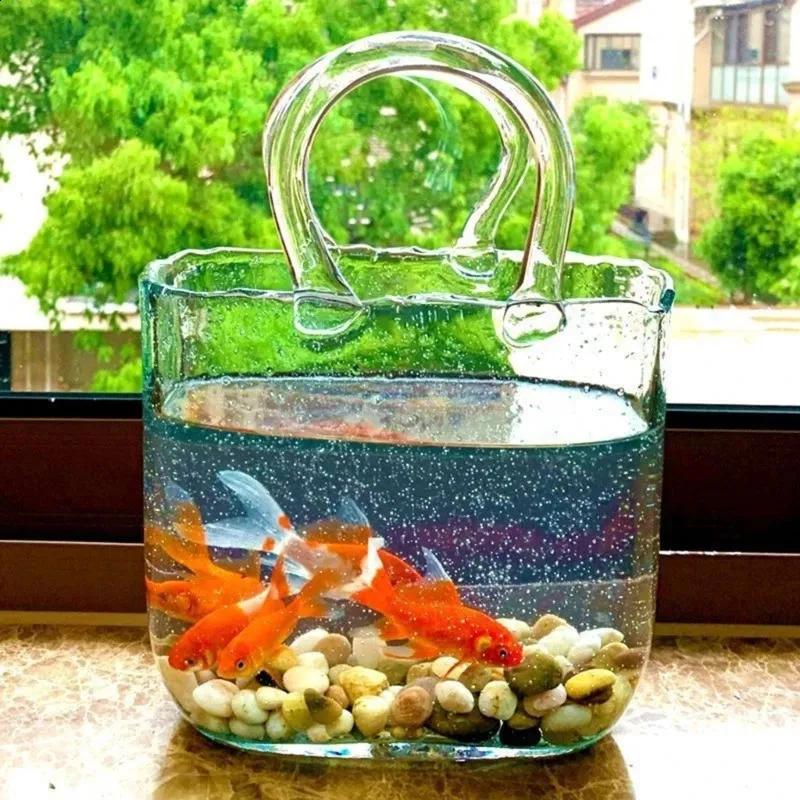 DHgate.com:Crystal Clear Glass Handbag Vase | Decorative