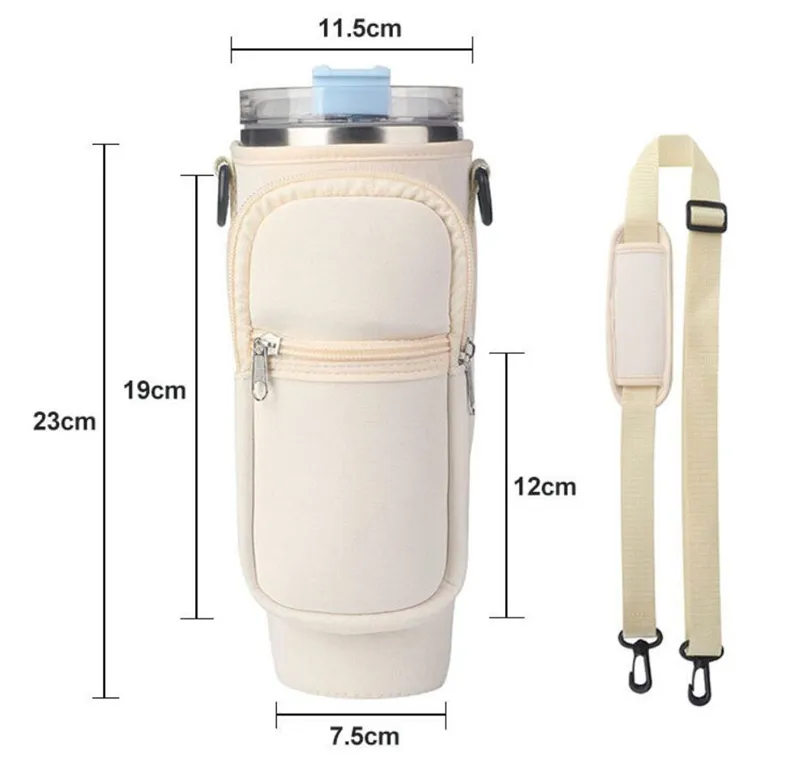 Sac à Bandoulière Multifonction Pour Bouteille D'eau Avec