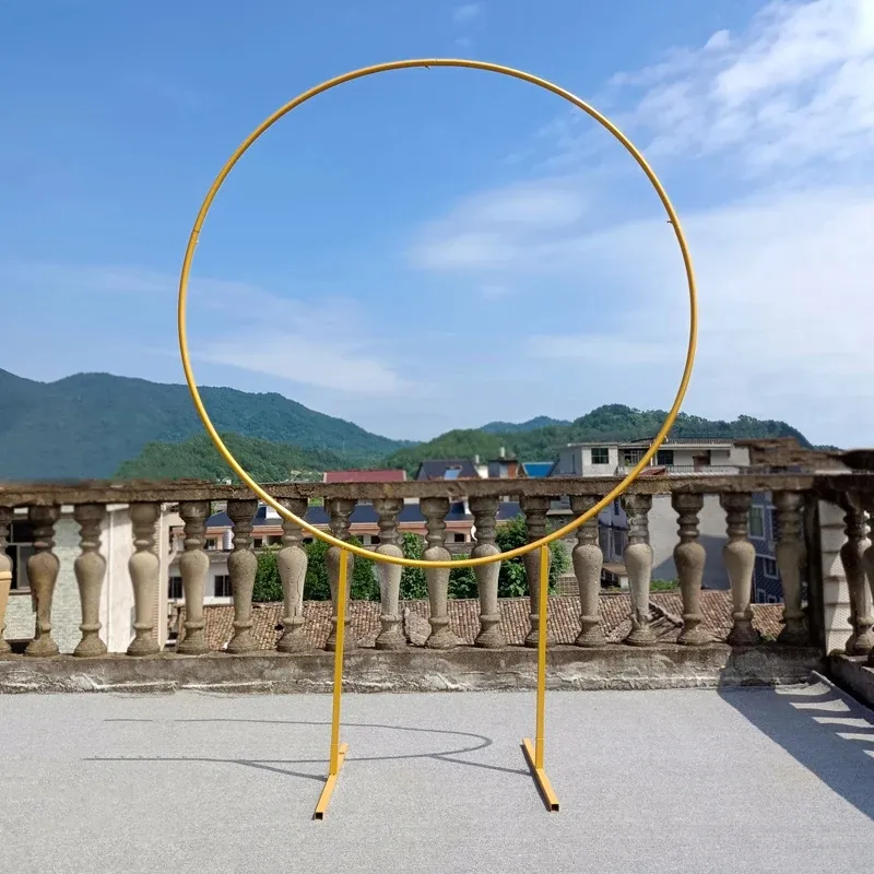 Supporto Per Arco Di Palloncini In Metallo Oro 2,7m - Stabile Per Feste, Compleanni, Baby Shower E Matrimoni - 3
