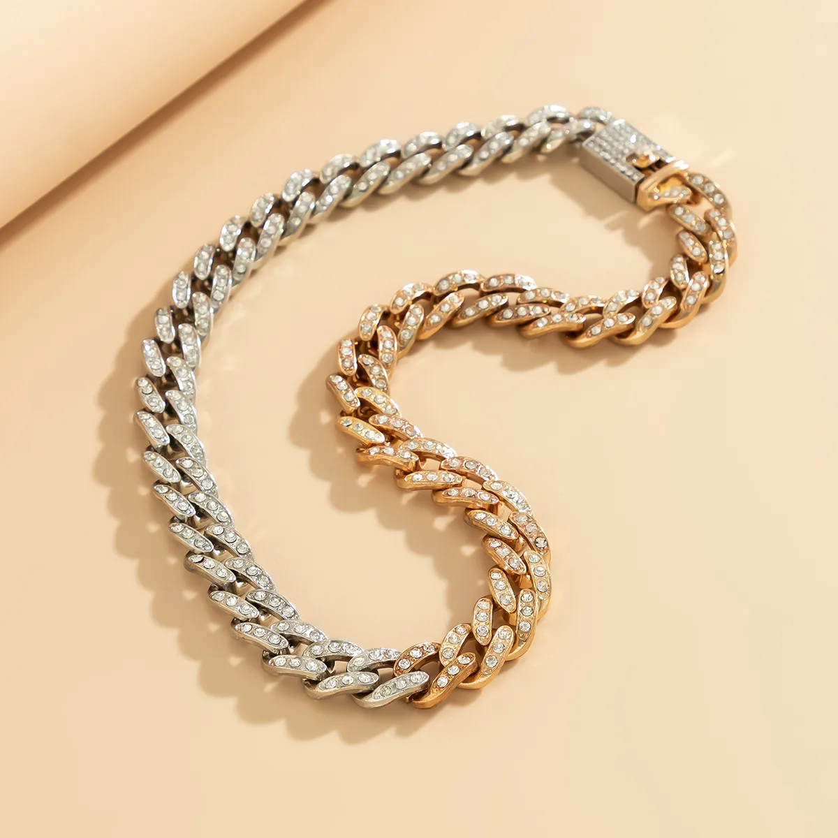 Rhinestone Crystal Choker Necklace for Women, Luxury Full Diamond