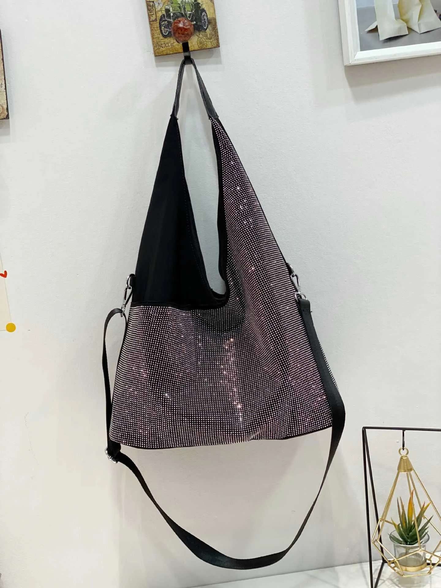 New Trendy Diamond Big Shoulder Bag Fashionable South Korean Oxford Cloth With Cowhide Lightweight Travel Luggage With Large Capacity From Copyluxurybag 34.12 DHgate.Com