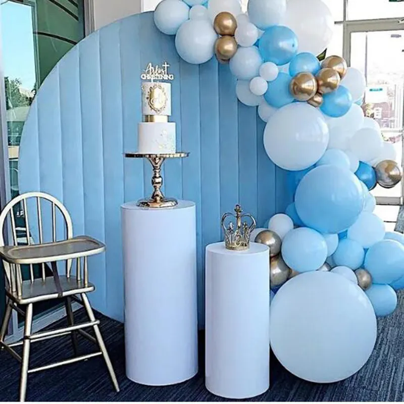 Wedding Backdrop Stand: 7ft Round Metal Frame With Removable Velvet ...