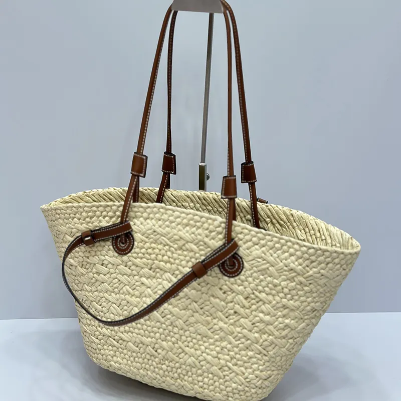 Bolsos De Paja De Diseñador: Bolso De Trajes De Rafia, Bolsa De