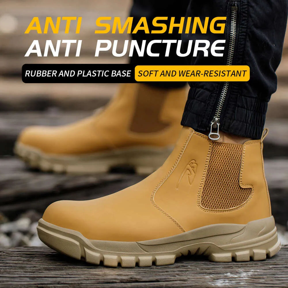Protection Boots Men's Steel Toe Ultrabold Safety Boots Puncture Proof Sneakers For Easy ...