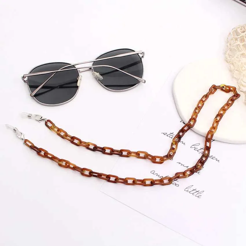 Eyeglasses Chains Acrylic Glasses Chain Fashion Neck Chains Anit Lost Lanyard Mask Holder Eyeglass Woman Ropes Cord Glasses Summer Accessories From Nilopy 5.06 DHgate.Com